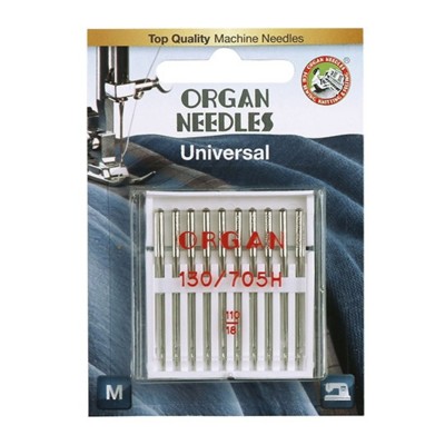 Иглы для БШМ ORGAN BL 130/705H Универсальные №110 (уп.10шт) (0)