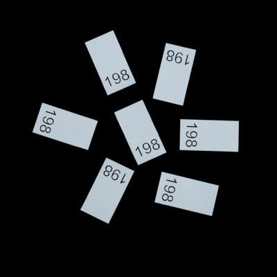 Р198ПБ 198 - размерник - белый (уп.200 шт) (1)